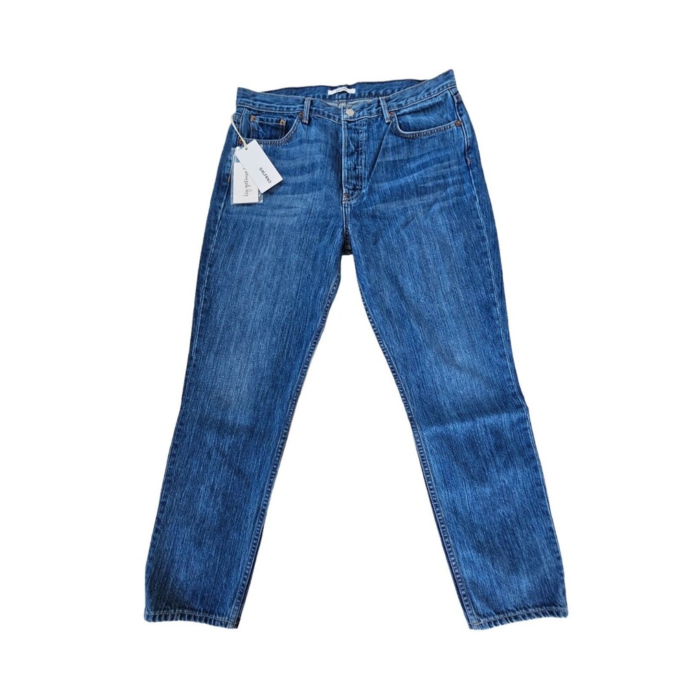 Grlfrnd Women's Karolina Skinny Leg High Waist No Stretch Jeans Size 32 $215